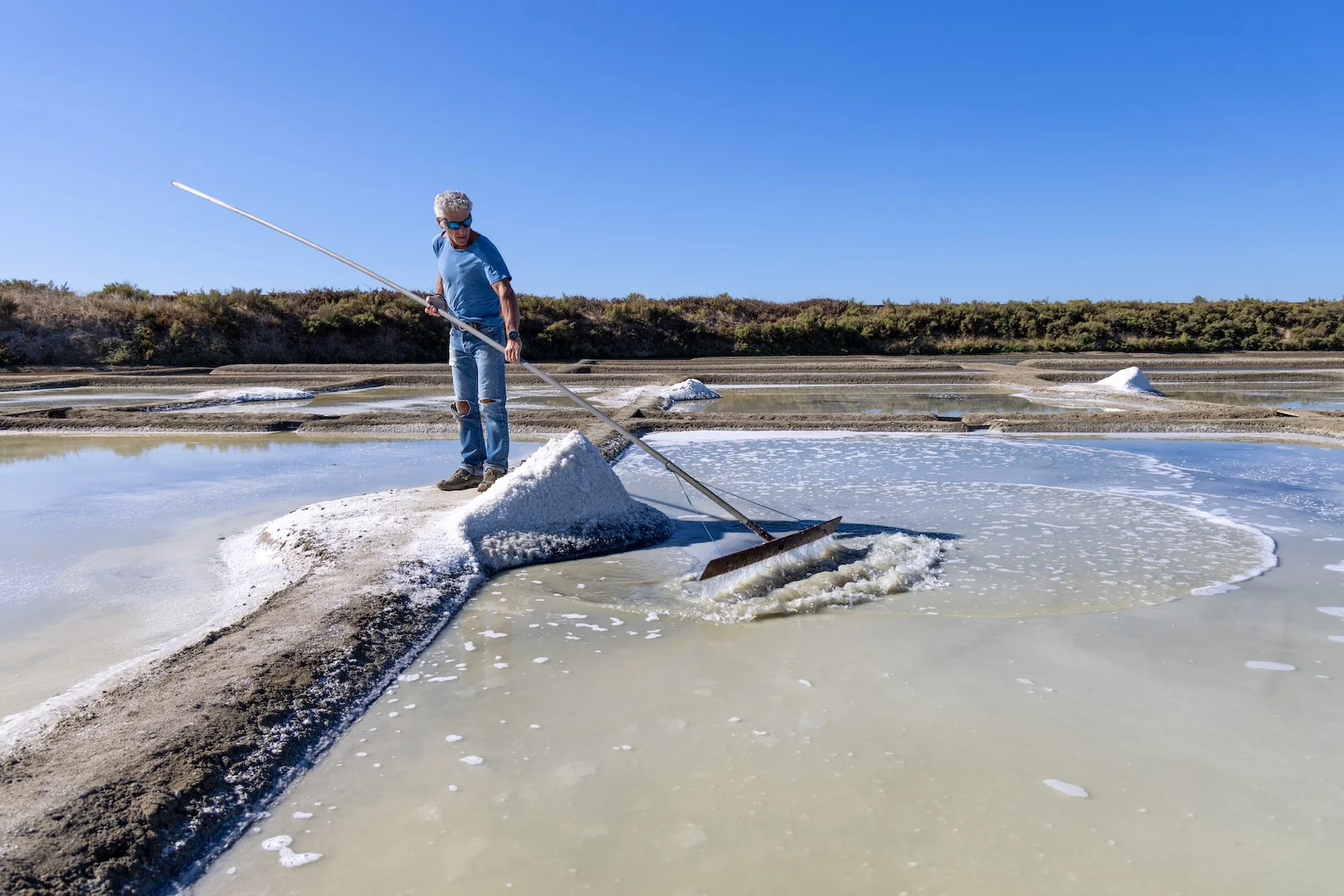 La récolte du sel de Guérande