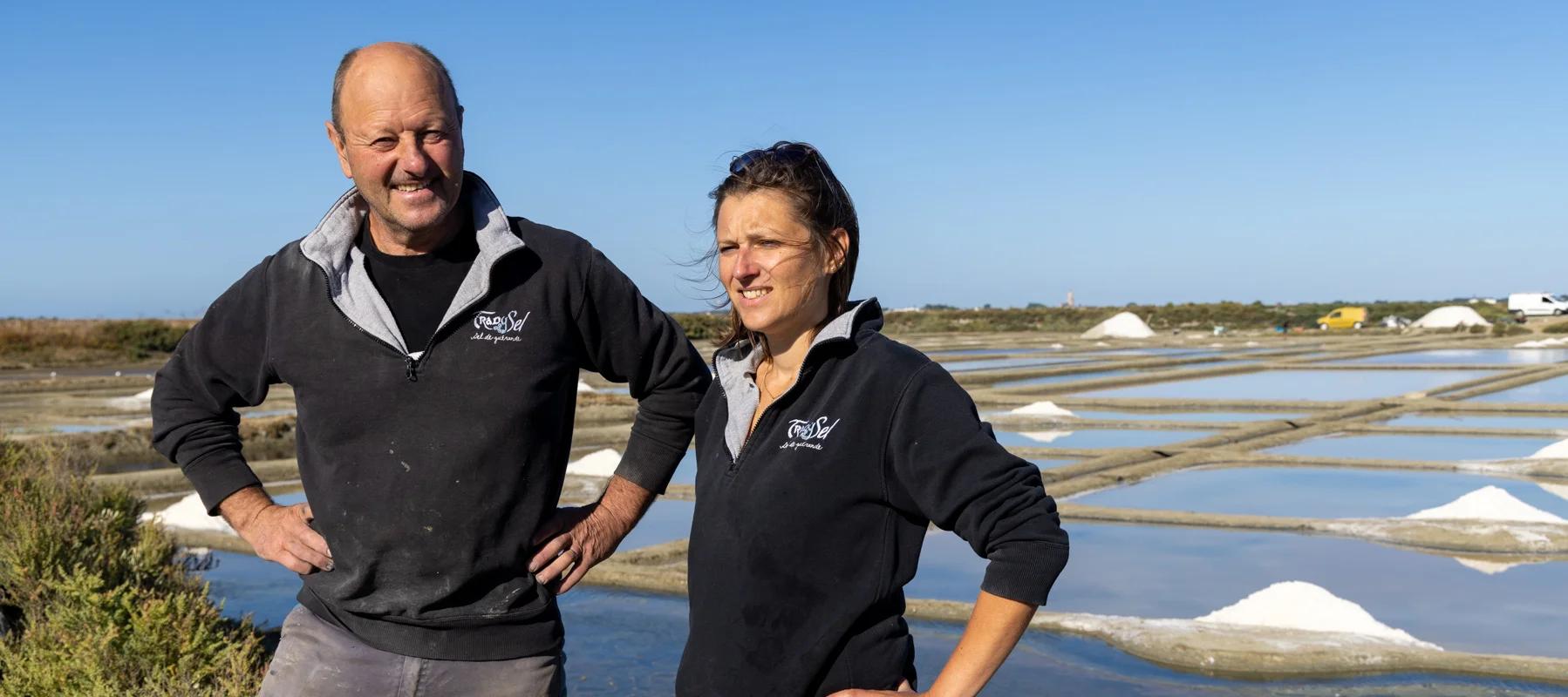 gérants Tradysel, producteurs de sel de guerande